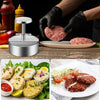 SearchFindOrder Burger Press Round Shape Stainless Steel Non-Stick Adjustable Hamburger Patty Maker