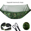 SearchFindOrder Camouflage-6 rings Lightweight Mosquito Net Hammock for 1-2 Persons, Indoor/Outdoor, Quick-Drying.