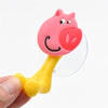 SearchFindOrder Cartoon Critter Brush Wall Mount Hygienic Toothbrush Storage & Bathroom Organizer