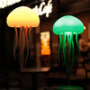 SearchFindOrder Cartoon Jellyfish Night Light RGB Gradient Cute Jellyfish Bedside Lamp Voice Control Type-C Charging LED Night Lamp