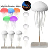 SearchFindOrder Cartoon Jellyfish Night Light RGB Gradient Cute Jellyfish Bedside Lamp Voice Control Type-C Charging LED Night Lamp