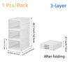 SearchFindOrder China / 3-layer 6-Tier Stackable Sneaker Storage: Transparent, Dustproof, Foldable Shoe Boxes