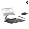 SearchFindOrder China / B Bluetooth Keyboard and Mouse with Rotating Folding Stand for Samsung Galaxy Z Fold 4/3/2, iPad Tablet