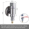 SearchFindOrder Chrome Plated Washing Machine Three-way Faucet Valve