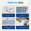 SearchFindOrder Clear Bubbling Spa Tub Massager