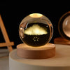 SearchFindOrder Cloud / 6cm with base 3D Crystal Planet Night Light