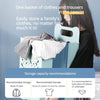 SearchFindOrder Collapsible Hanging Laundry Basket with Handle Storage Organization Dirty Clothes Basket