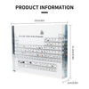 SearchFindOrder Compact Crystal Periodic Table with Real Element Samples and LED Base