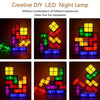 SearchFindOrder Creative 3D DIY LED Square Puzzle Lamp