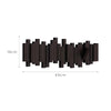 SearchFindOrder Dark Brown / 49x18cm Nordic Multi-Hook Wall Coat Rack