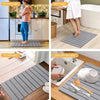 SearchFindOrder Dark Gray Quick-Absorbent Non-Slip Bathroom Floor Mat