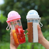 SearchFindOrder Double Straw Water Bottle