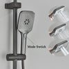 SearchFindOrder Elegant Modern 4-Function LCD Rainfall Shower Faucet System