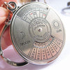 SearchFindOrder Eternal Timekeeper Keychain Silver Alloy Perpetual Calendar Keyring