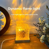 SearchFindOrder Flame Crystal Lamp