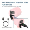 SearchFindOrder Glow Stride Rechargeable LED Shoe Lights 2 Pcs