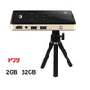 SearchFindOrder Gold P09 2GB 32GB / EU plug Portable Mini Projector Tripod