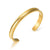 SearchFindOrder Gold Shaped Stainless Steel Hair Band Bracelet