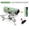 SearchFindOrder Green Portable Camping Gas Stove