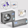 SearchFindOrder Grey lavender set Solar-Powered Aroma Enhancer & Decorative Mini Air Conditioner