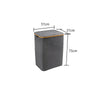 SearchFindOrder grey style A / XL Tri Section Extra Large Laundry Hamper with Lid