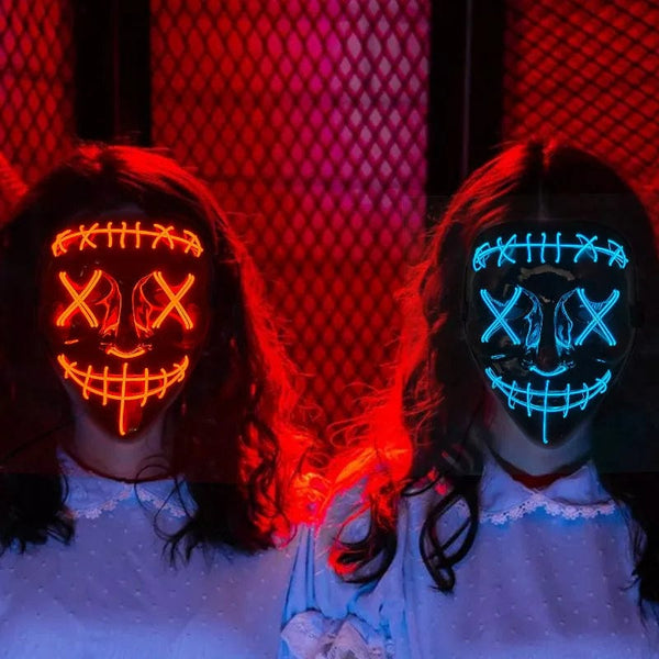 SearchFindOrder LED Light-Up Halloween Mask