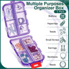 SearchFindOrder Moisture-Proof Travel Pill Organizer