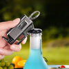 SearchFindOrder Multifunctional Metal Keychain Windproof Jet Blue Flame Lighter with LED