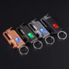 SearchFindOrder Multifunctional Metal Keychain Windproof Jet Blue Flame Lighter with LED