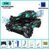 SearchFindOrder NEW Cyan-Dual RC Toy Tank with Gesture and Remote Control