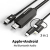 SearchFindOrder No Audio 3 in 1 HDMI Universal Audio-Visual Cable