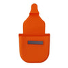 SearchFindOrder Orange 1pcs Reusable Silicone Gas Pump Gloves: Wear-resistant, Anti-Dirt, Hidden Magnetic, Auto Supplies