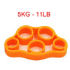 SearchFindOrder Orange Hand Grip Wrist Strength Trainer Finger Exerciser Resistance Bands