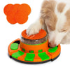 SearchFindOrder Orange Pet Puzzle Slow Feeder & Nail Polish Scraper