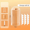 SearchFindOrder Orange-with lid Rotating Ice Cube Maker