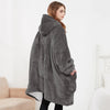 SearchFindOrder Oversized Blanket Hoodie with Sleeves, Pocket, and Heating