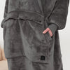 SearchFindOrder Oversized Blanket Hoodie with Sleeves, Pocket, and Heating