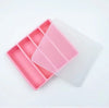 SearchFindOrder Pink Flexible Silicone Ice Cube Tray with Lid