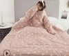 SearchFindOrder Pink Hearts / 150x200cm Wearable Sleeping Blanket