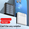 SearchFindOrder Portable Mini Compact Solar-Powered Mini Power Bank External Backup Battery for All Smartphones