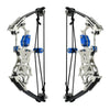 SearchFindOrder Precision Mini Steel Pulley Bow Compact Archery Set for Indoor and Outdoor Fun