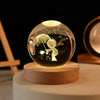 SearchFindOrder Prince / 6cm with base 3D Crystal Planet Night Light