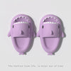 SearchFindOrder Purple / 210 (21cm) Summer Shark Slippers Men Women