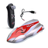 SearchFindOrder Red Mini High-Speed Remote-Control LED Toy Boat