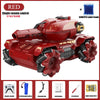 SearchFindOrder RED-Single RC Toy Tank with Gesture and Remote Control