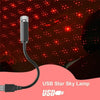 SearchFindOrder Red / CHINA USB LED Car Roof Star Light Interior