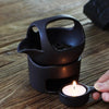 SearchFindOrder Retro Tea Roaster Fashioned Ceramics Candle Holder Heating