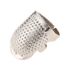 SearchFindOrder S Silver 1pc Adjustable Thimble Retro Armor Finger Protect Needle Ring Golden/Silver/Colorful Metal Sewing Crochet