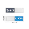 SearchFindOrder Silver Blue Gray Magnetic Dishwasher Indicator Sticker