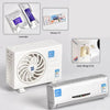 SearchFindOrder Silver lavender set Solar-Powered Aroma Enhancer & Decorative Mini Air Conditioner